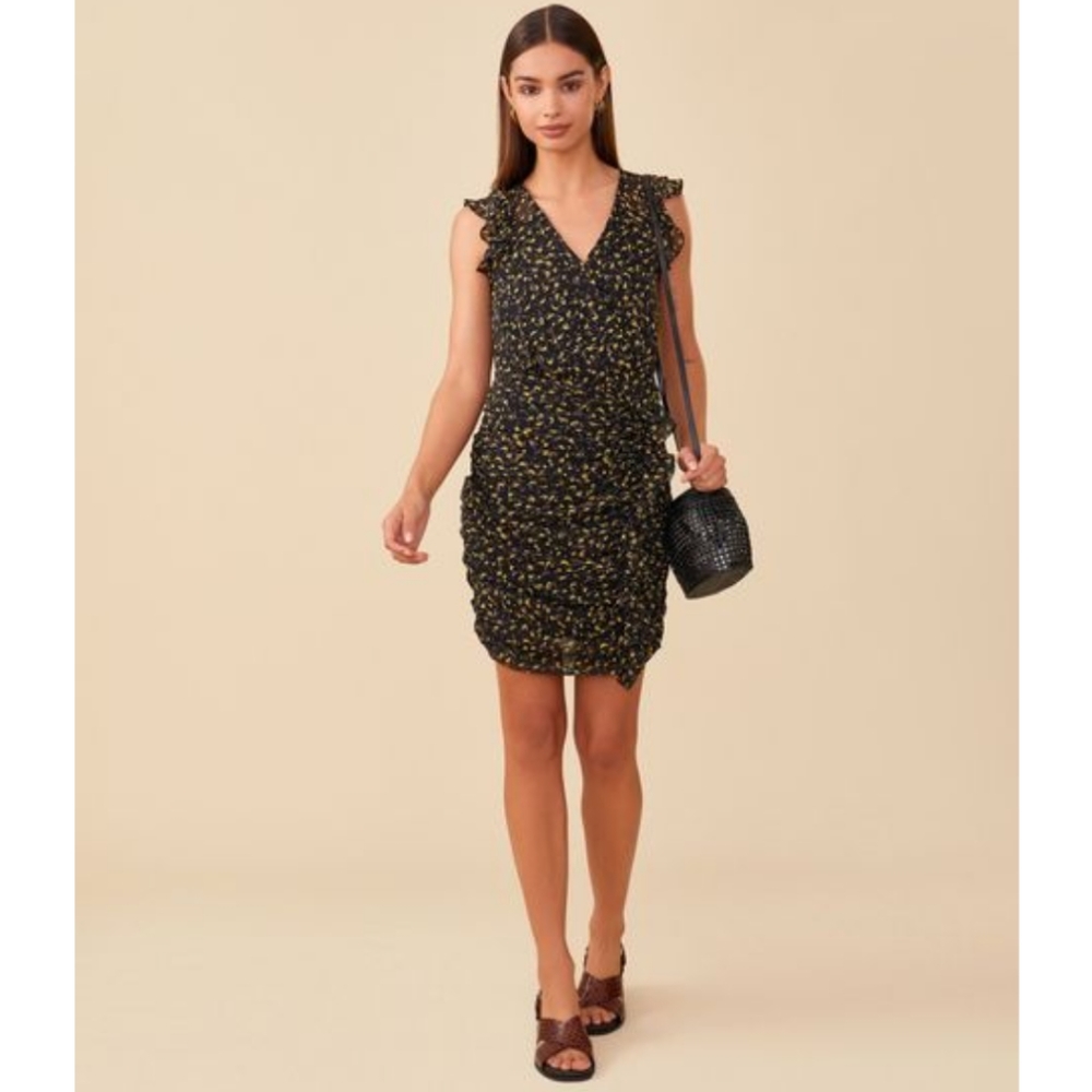 ⭐Jaime Gathered Mini Dress from Adore Me